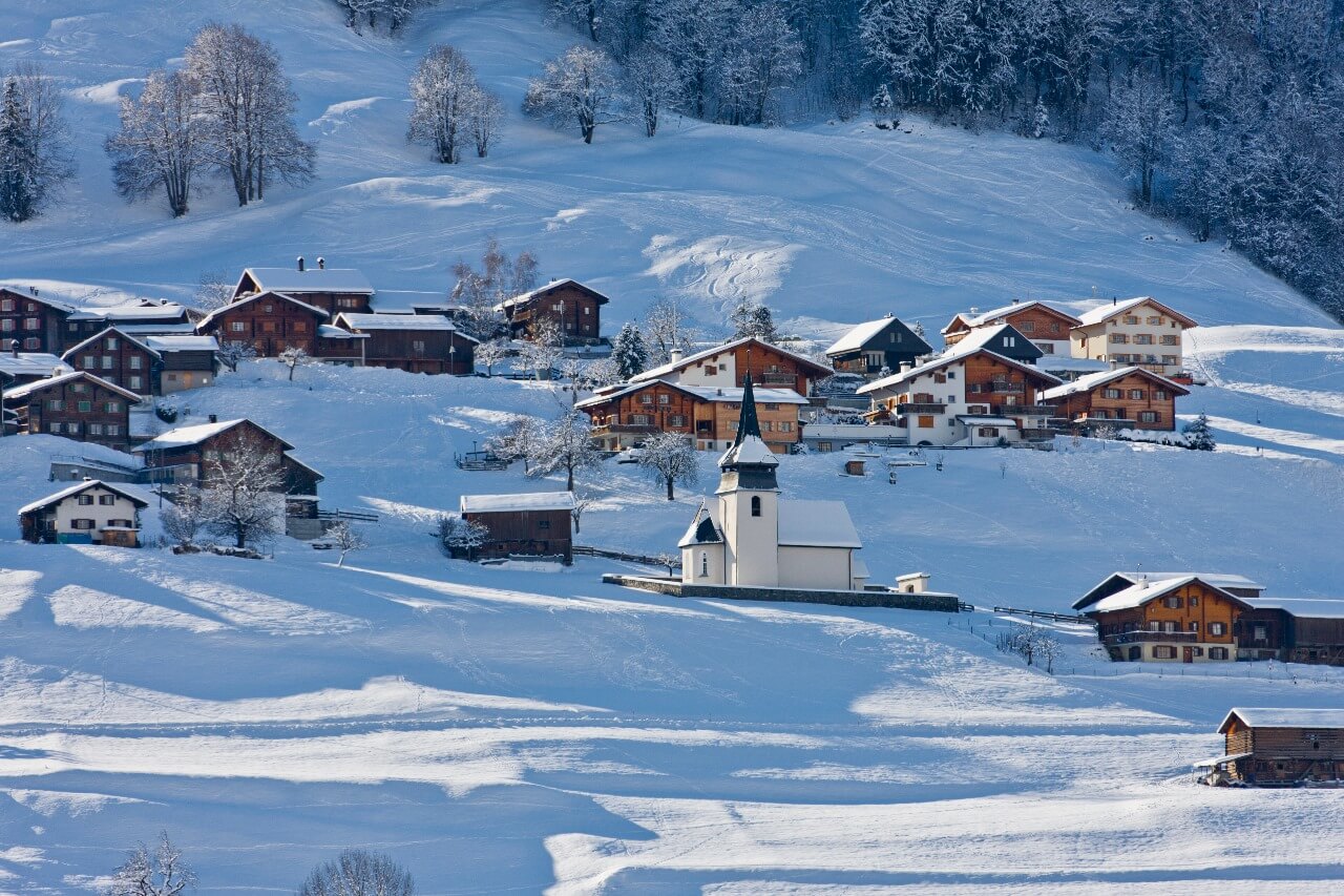 شتاء سويسرا